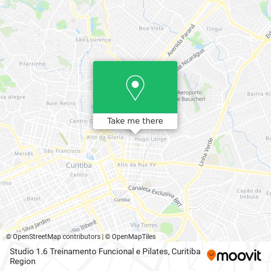 Studio 1.6 Treinamento Funcional e Pilates map