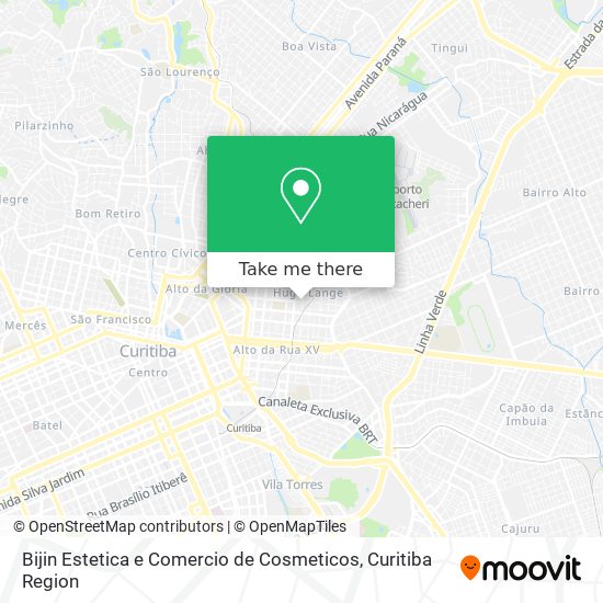 Bijin Estetica e Comercio de Cosmeticos map