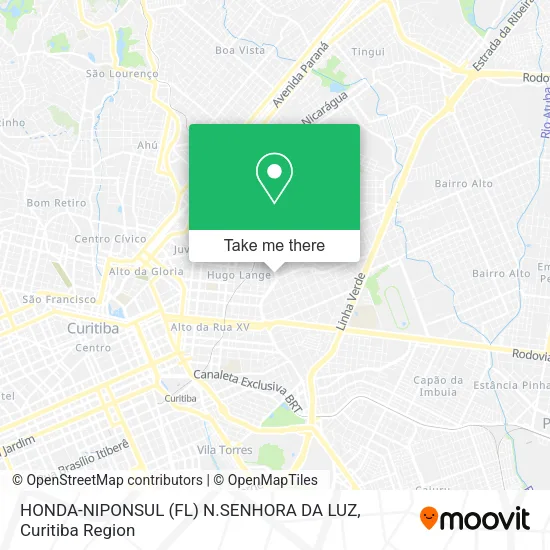 HONDA-NIPONSUL (FL) N.SENHORA DA LUZ map