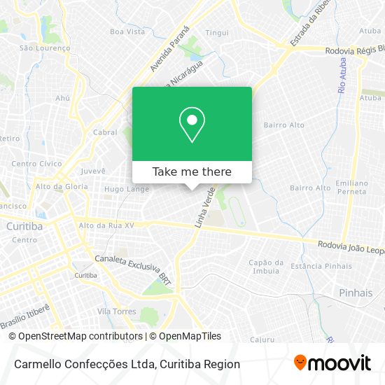 Carmello Confecções Ltda map
