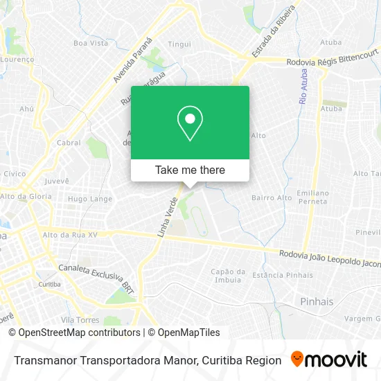 Transmanor Transportadora Manor map