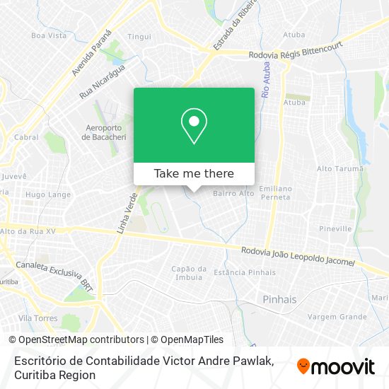 Escritório de Contabilidade Victor Andre Pawlak map