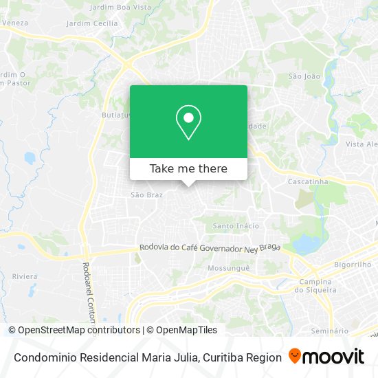 Condominio Residencial Maria Julia map