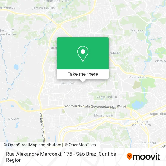 Rua Alexandre Marcoski, 175 - São Braz map