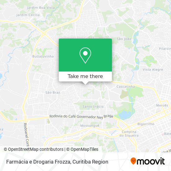 Farmácia e Drogaria Frozza map