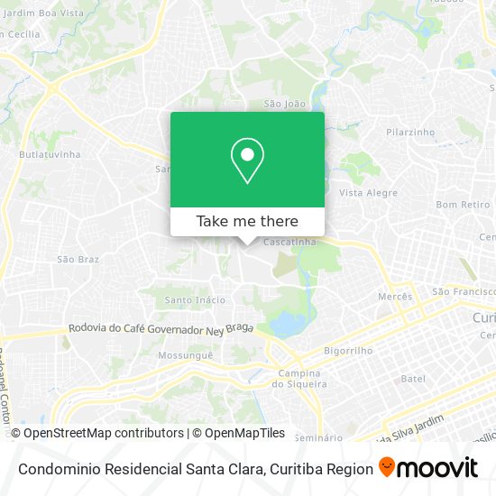 Mapa Condominio Residencial Santa Clara