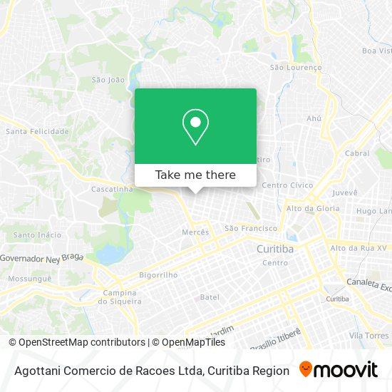 Agottani Comercio de Racoes Ltda map