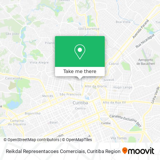 Reikdal Representacoes Comerciais map