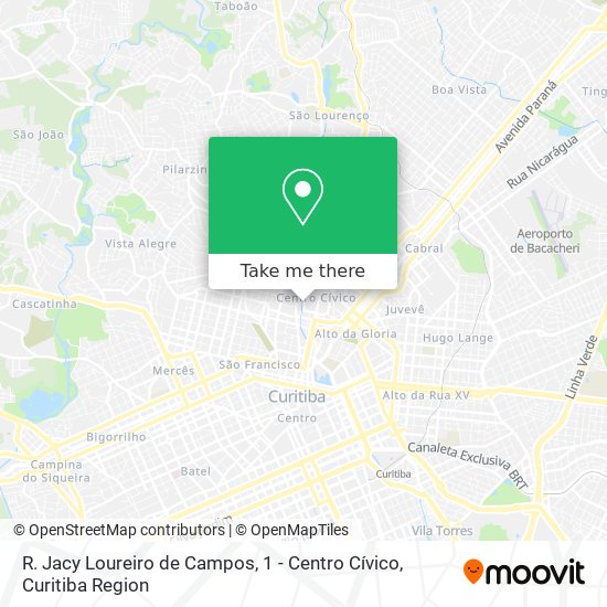 R. Jacy Loureiro de Campos, 1 - Centro Cívico map