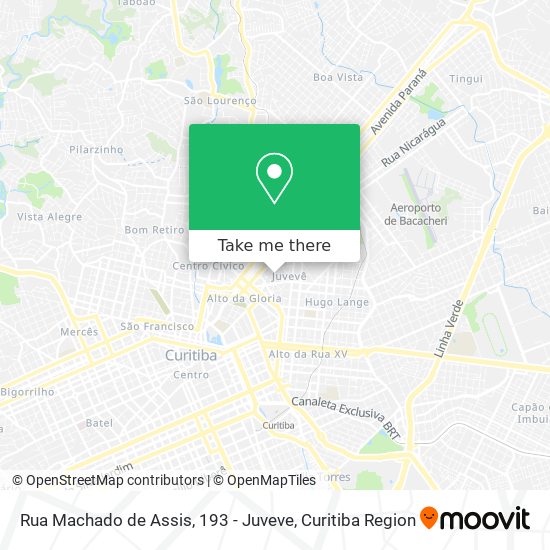 Rua Machado de Assis, 193 - Juveve map