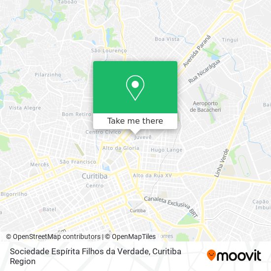 Sociedade Espírita Filhos da Verdade map