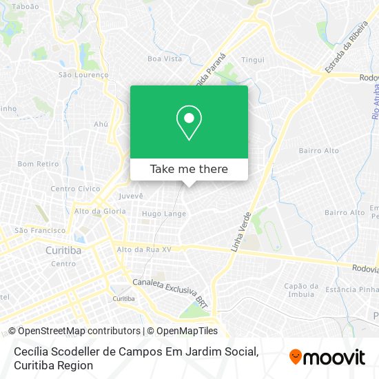 Cecília Scodeller de Campos Em Jardim Social map