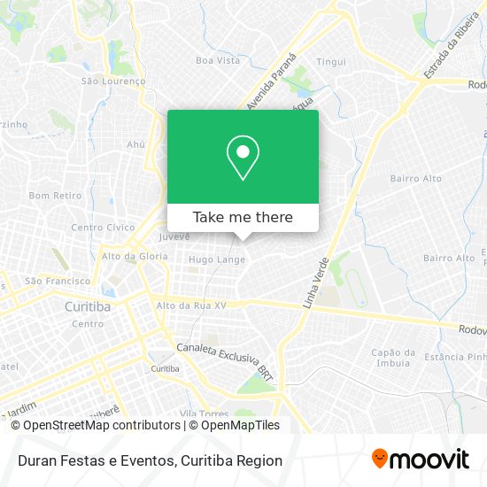 Duran Festas e Eventos map