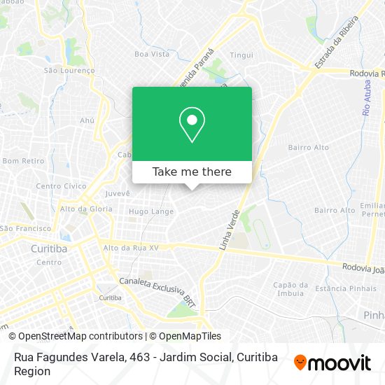 Rua Fagundes Varela, 463 - Jardim Social map