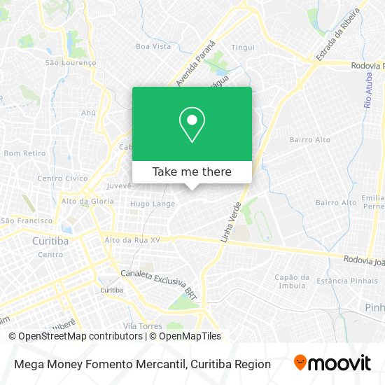 Mega Money Fomento Mercantil map