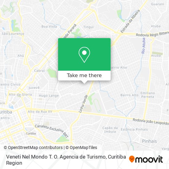 Veneti Nel Mondo T. O. Agencia de Turismo map