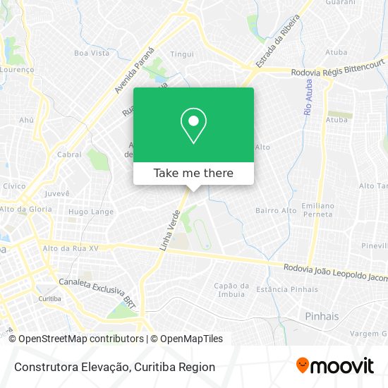 Construtora Elevação map