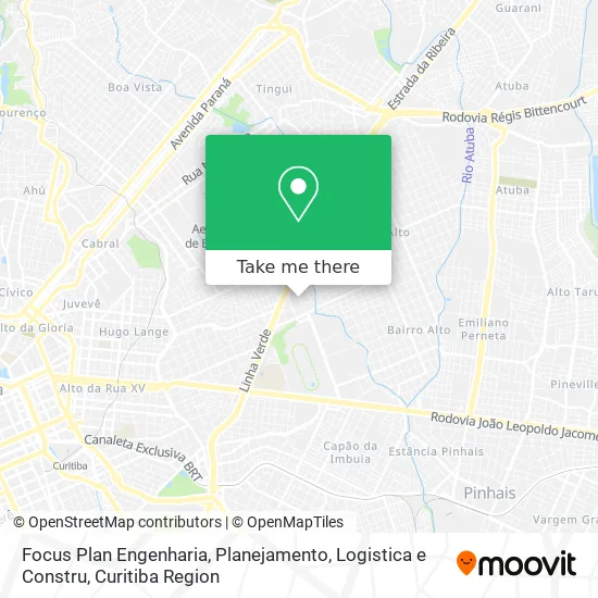 Focus Plan Engenharia, Planejamento, Logistica e Constru map