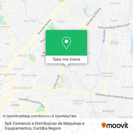 Spk Comercio e Distribuicao de Maquinas e Equipamentos map