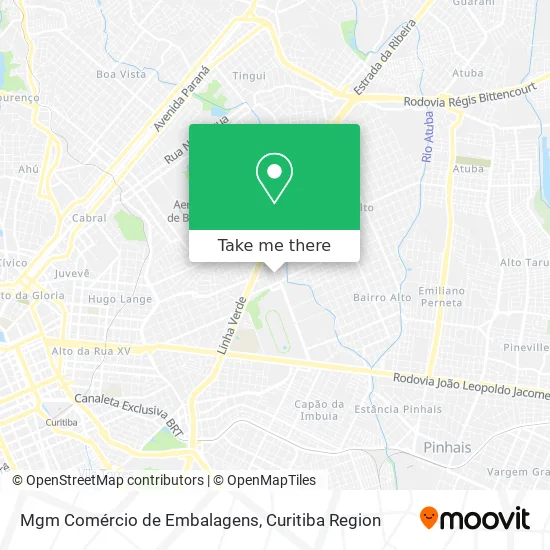 Mgm Comércio de Embalagens map