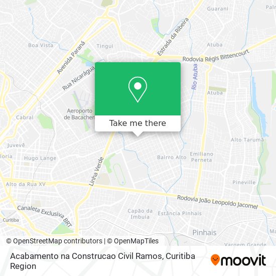 Acabamento na Construcao Civil Ramos map
