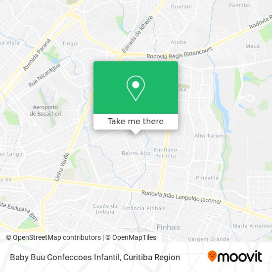 Baby Buu Confeccoes Infantil map