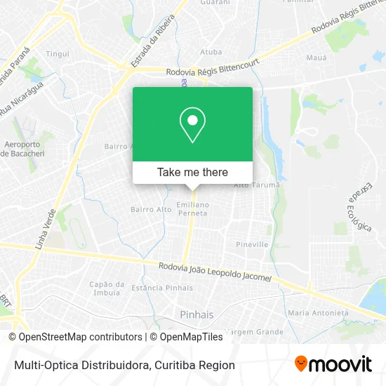 Multi-Optica Distribuidora map
