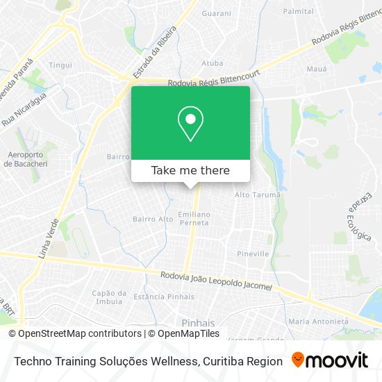 Techno Training Soluções Wellness map