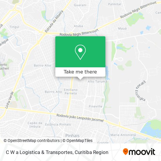 C W a Logistica & Transportes map