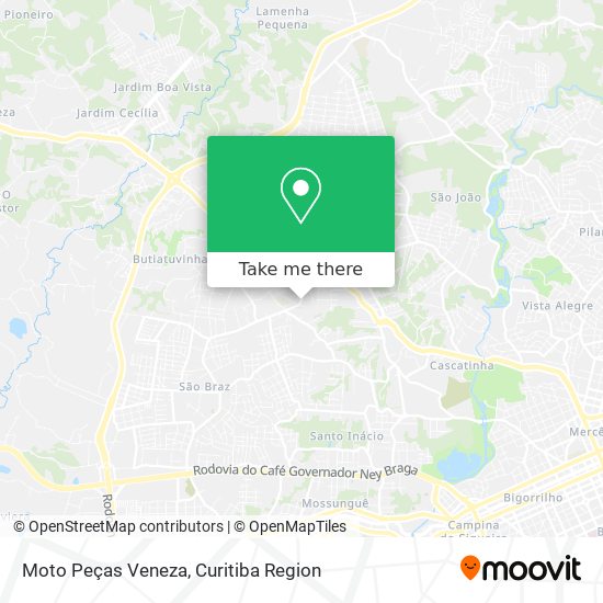 Moto Peças Veneza map