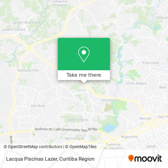 Mapa Lacqua Piscinas Lazer