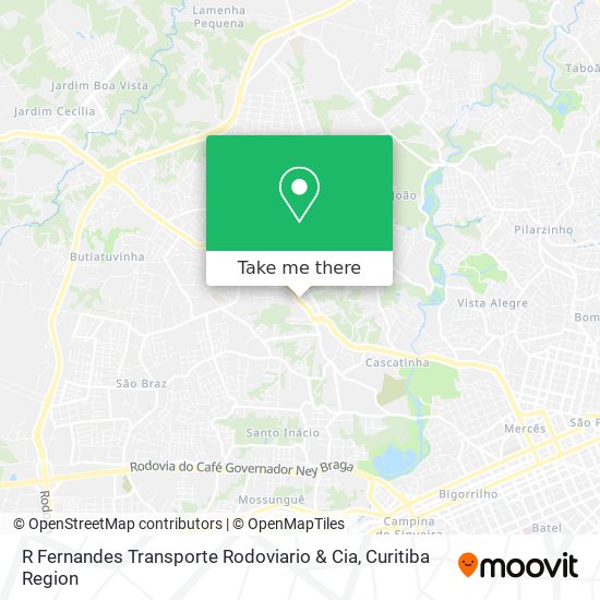 R Fernandes Transporte Rodoviario & Cia map