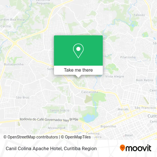 Canil Colina Apache Hotel map