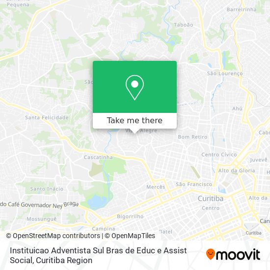 Instituicao Adventista Sul Bras de Educ e Assist Social map