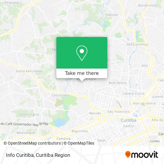 Info Curitiba map