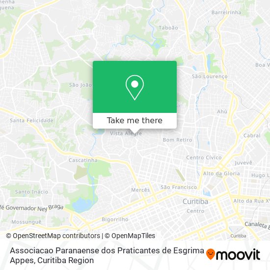 Associacao Paranaense dos Praticantes de Esgrima Appes map