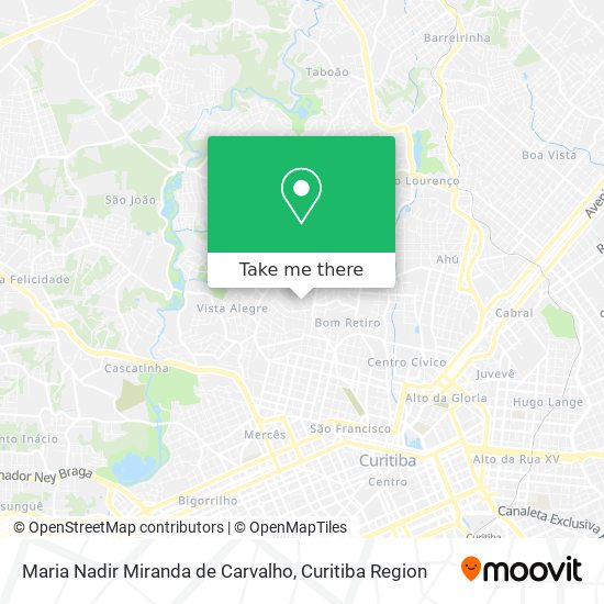 Maria Nadir Miranda de Carvalho map