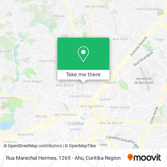 Rua Marechal Hermes, 1265 - Ahu map