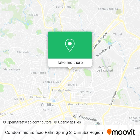 Condominio Edificio Palm Spring S map