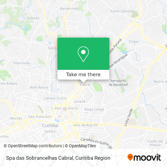 Spa das Sobrancelhas Cabral map