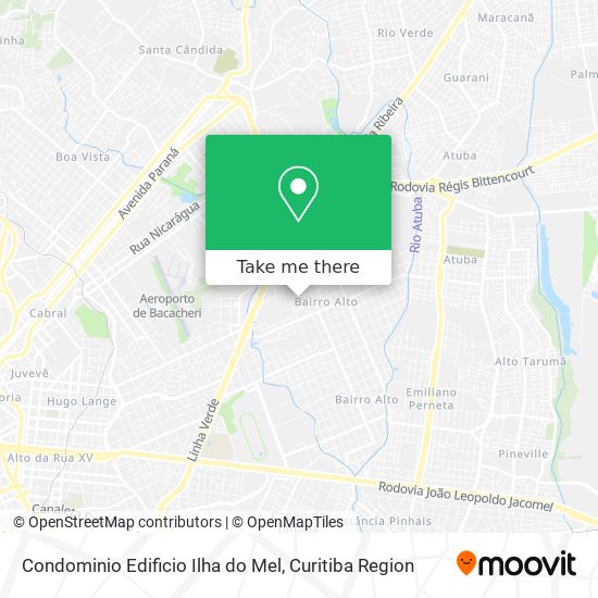 Condominio Edificio Ilha do Mel map