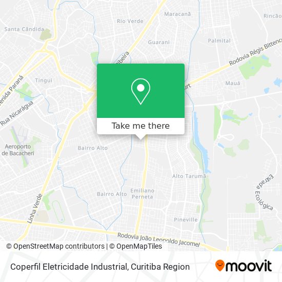 Coperfil Eletricidade Industrial map