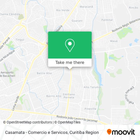Casamata - Comercio e Servicos map