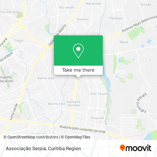 Associação Serpiá map