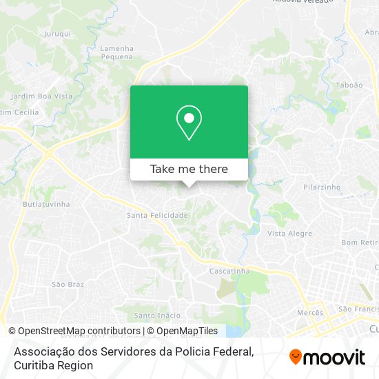 Mapa Associação dos Servidores da Policia Federal