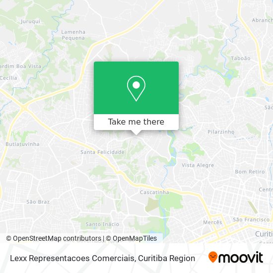 Lexx Representacoes Comerciais map