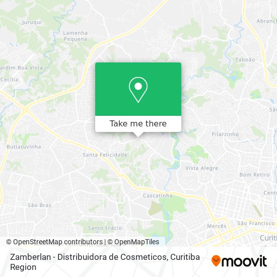 Zamberlan - Distribuidora de Cosmeticos map