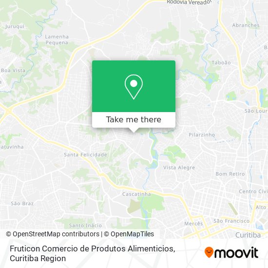 Fruticon Comercio de Produtos Alimenticios map
