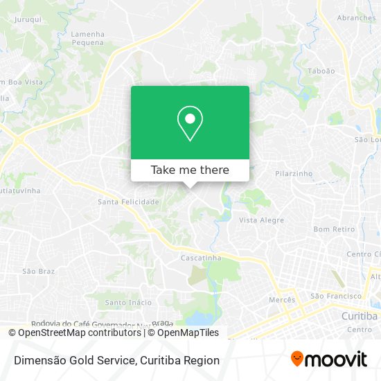 Dimensão Gold Service map