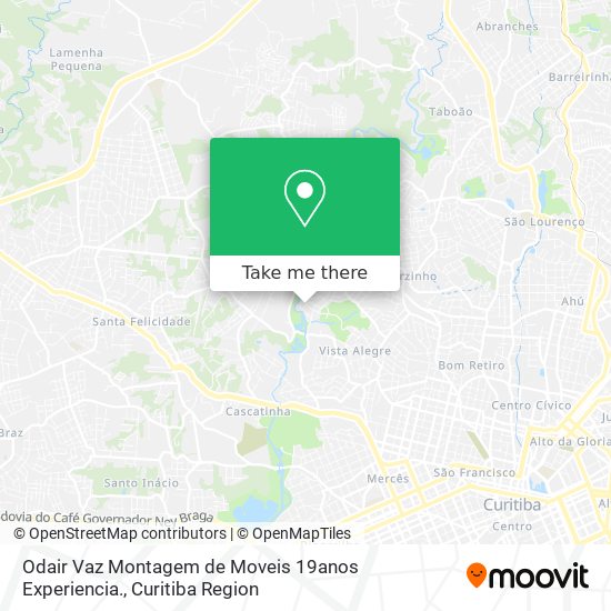 Odair Vaz Montagem de Moveis 19anos Experiencia. map